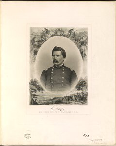 Maj. Gen. Geo. B. McClellan, U.S.A. - border designed by W. Momberger ; engraved and published by J.C. Buttre ; photograrh (sic) by F. Gutekunst. LCCN90714555