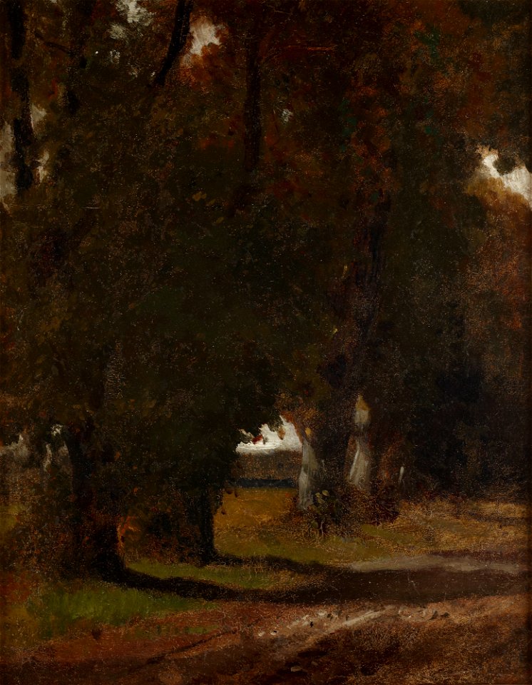 Maksymilian Gierymski - Road Among Trees - MNK II-a-704 - National Museum Kraków