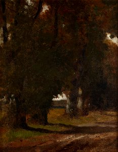 Maksymilian Gierymski - Road Among Trees - MNK II-a-704 - National Museum Kraków