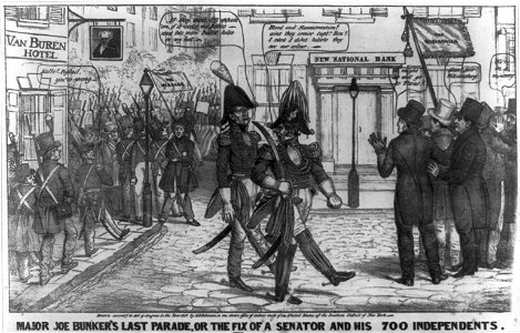Major Joe Bunker's last parade, or the fix of a senator and his 700 independents LCCN2008661309