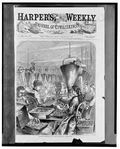 Making cartridges - from a sketch by Theo. R. Davis. LCCN2004669986