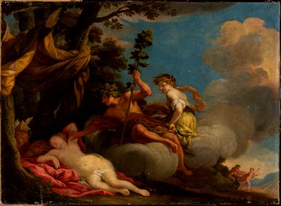 Malarz francuski XVIII w. - Ceres and Bacchus awaken Venus - M.Ob.1314 MNW - National Museum in Warsaw