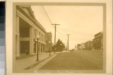 Main Street - Fort Bragg, Cal