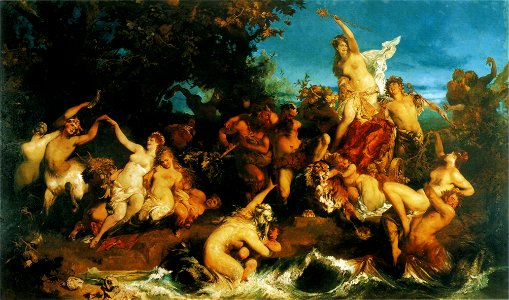 Makart hans der triumph der ariadne