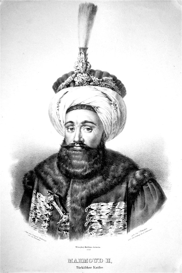 Mahmud II Litho