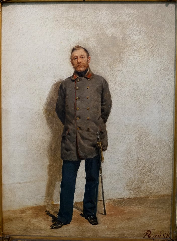 Major Leo von Rayski, by Ferdinand von Rayski, c. 1857-1859, oil on canvas - Germanisches Nationalmuseum - Nuremberg, Germany - DSC03525