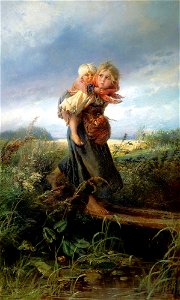 Makovsky - children-running-from-the-storm