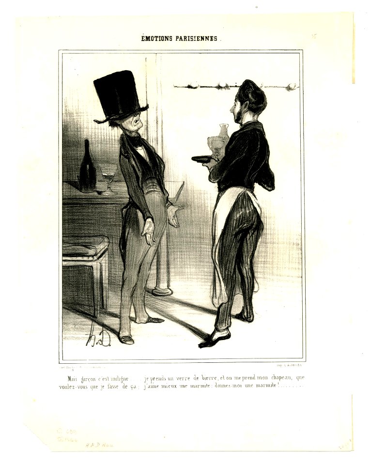 Mais garçon c'est indigne... (Waiter, that's outrageous...) (BM 1938,1008.153)