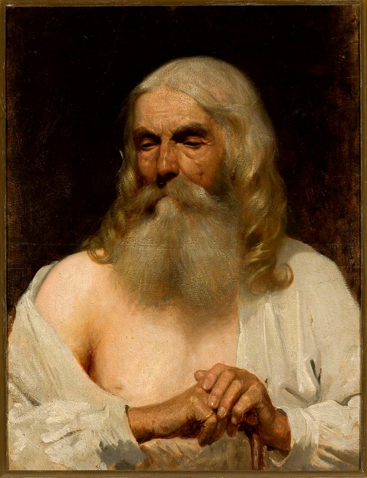 Maksymilian Gierymski - Bust of an old man - MP 1377 - National Museum in Warsaw