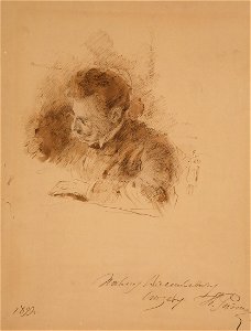 Male portrait by Repin 1899