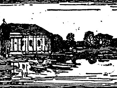 Mahiloŭ, Školišča, Bernardynski. Магілёў, Школішча, Бэрнардынскі (K. Frantz, 1918)