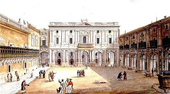 Malta Public Library, Valletta, by Charles de Brocktorff