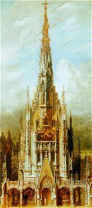 Makart hans gotische grabkirche st michael turmfassade