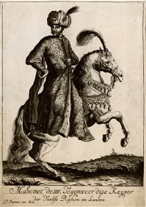 Mahomet de IIII Tegenwoordige Keyser der Turkse Ryken en Landen - Peeters Jacob - 1686