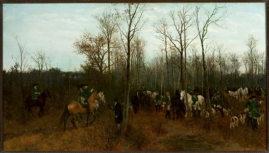 Maksymilian Gierymski - Return from hunting - MP 417 - National Museum in Warsaw