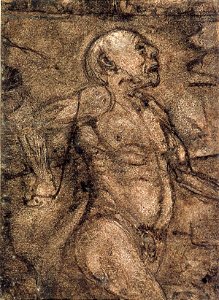 Male Nude by Theo van Doesburg AB4189