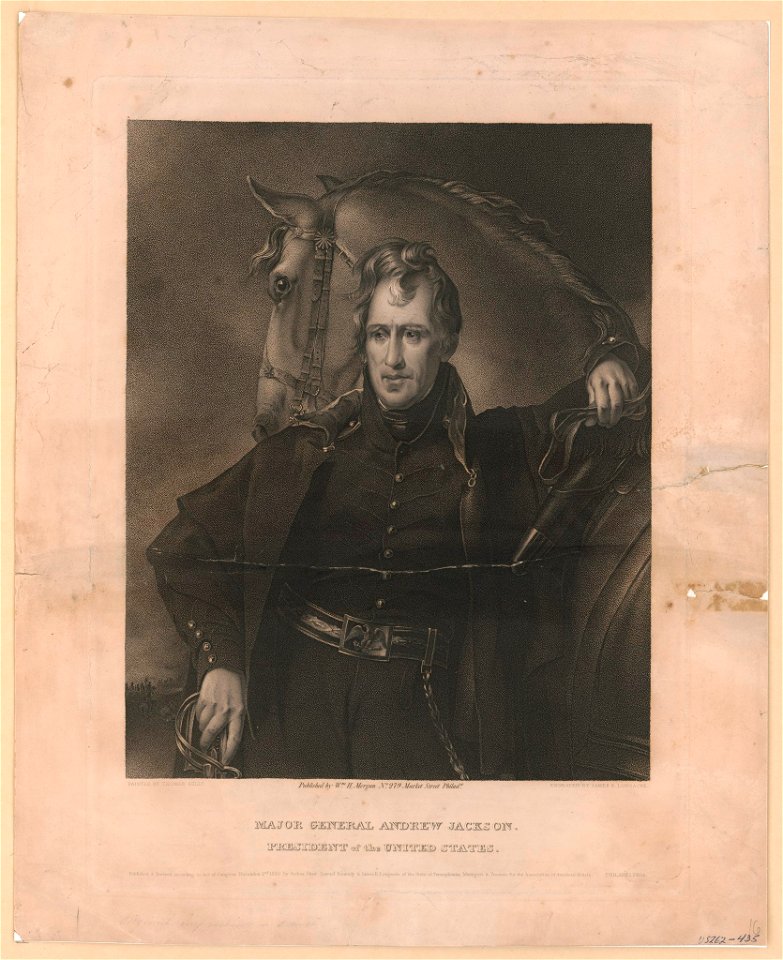 Major General Andrew Jackson, President of the United States - painted by Thomas Sully ; engraved by James B. Longacre. LCCN96521560