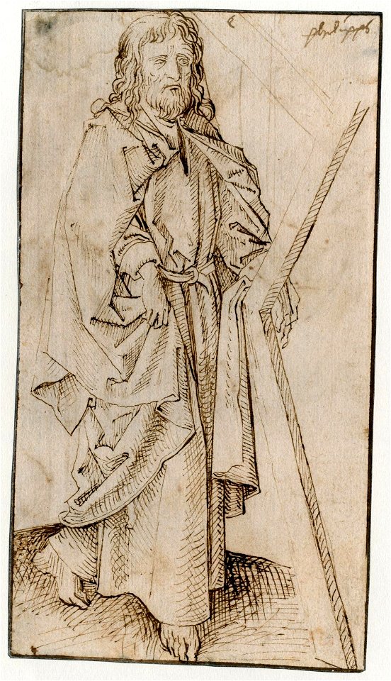 Maitre des études de draperies saint andré Cabinet des Estampes et des Dessins-CE XLIX.130 recto
