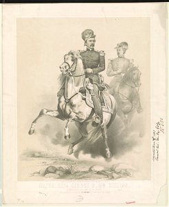 Major Genl. George B. McClellan, Commander of the U.S. Army - G.W. Simons ; lithographed and published by D.J. Byrnes. LCCN90714557