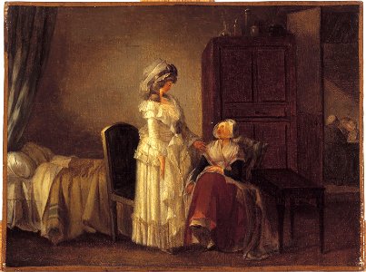 Mallet, Jean-Baptiste - La Visite à la convalescente - J 83 - Musée Cognacq-Jay