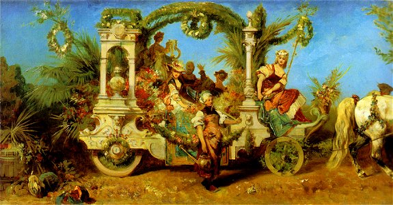 Makart hans der jubilaumszug 4 der gartenbau 1