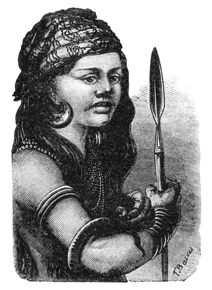 Malay Archipelago Portrait of a Dyak Youth