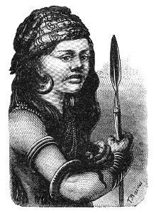 Malay Archipelago Portrait of a Dyak Youth