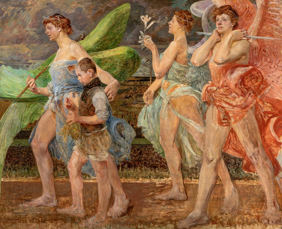 Malczewski Jacek Tobiasz z aniołami