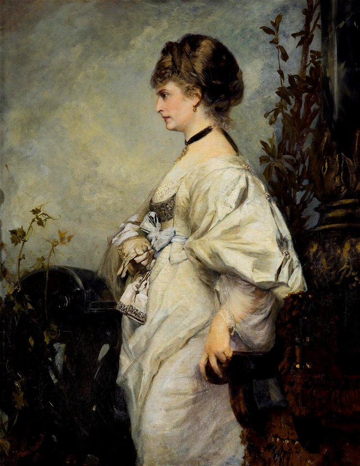 Makart – Portrait Magdalena Plach, 1870