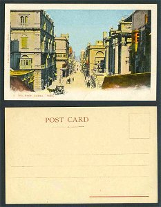 Malta-Old-Colour-UB-Postcard-17-Strada-Sda-Reale-Valletta (Vincenzo Galea)
