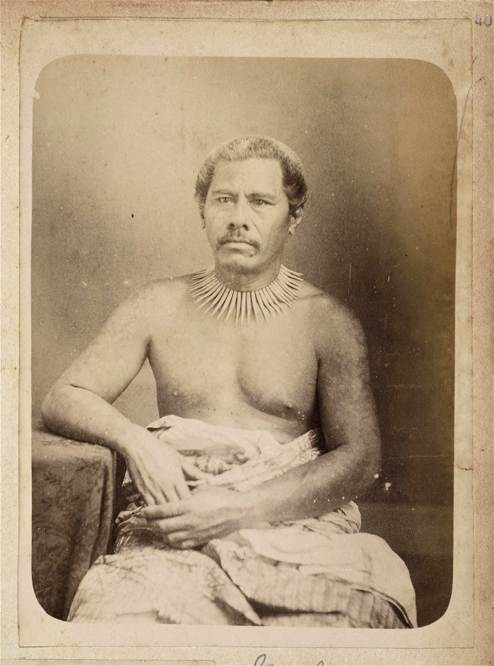 Malietoa Laupepa, ca. 1880s