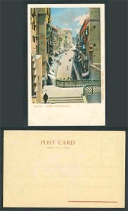 Malta-Old-Colour-UB-Postcard-Valletta-Strada-Levante (Vincenzo Galea)