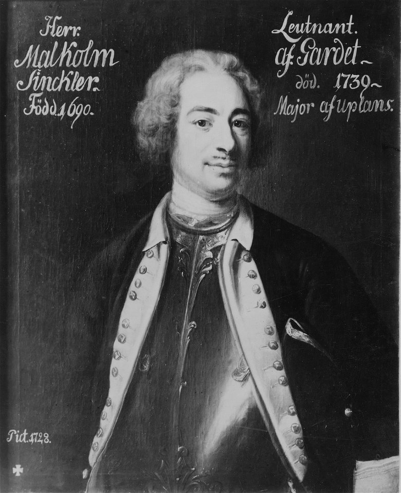 Malcolm Sinclair, 1690-1739 (Johan Henrik Scheffel) - Nationalmuseum - 15026