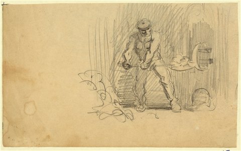Man shoveling coal LCCN2004660847