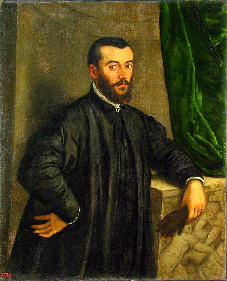 Man dressed in Black by Calcar (Hermitage)