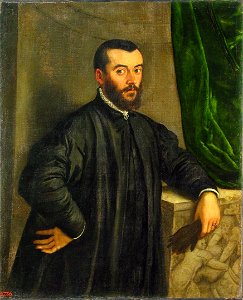 Man dressed in Black by Calcar (Hermitage)
