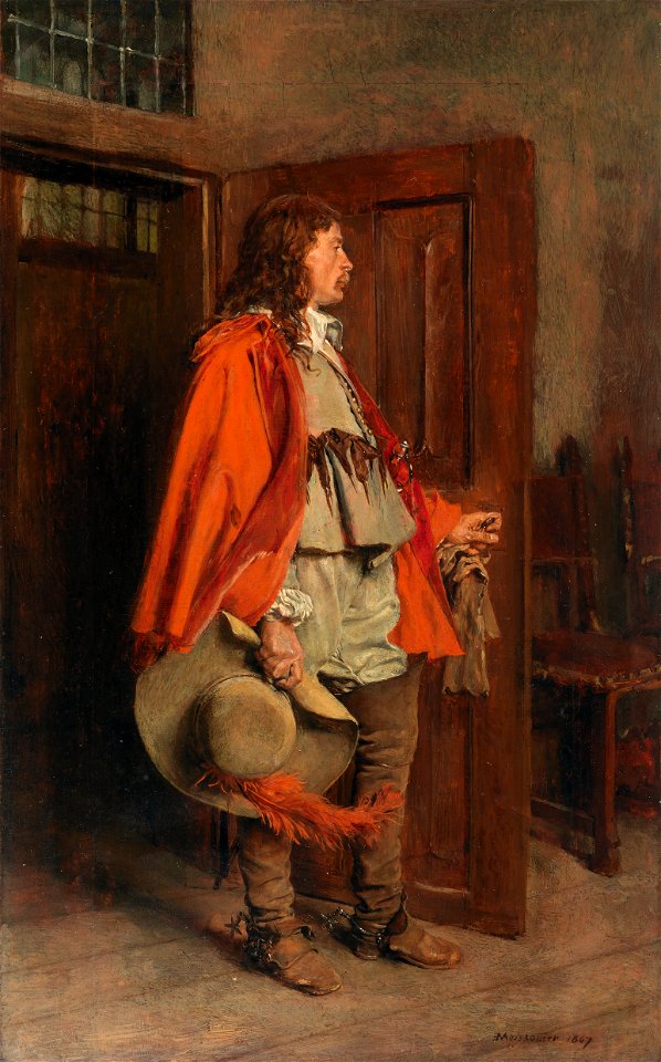 Man in a Red Cloak P3502