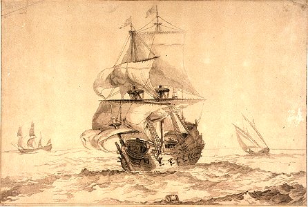 Man-of-war, ca.1675 RMG PU0261