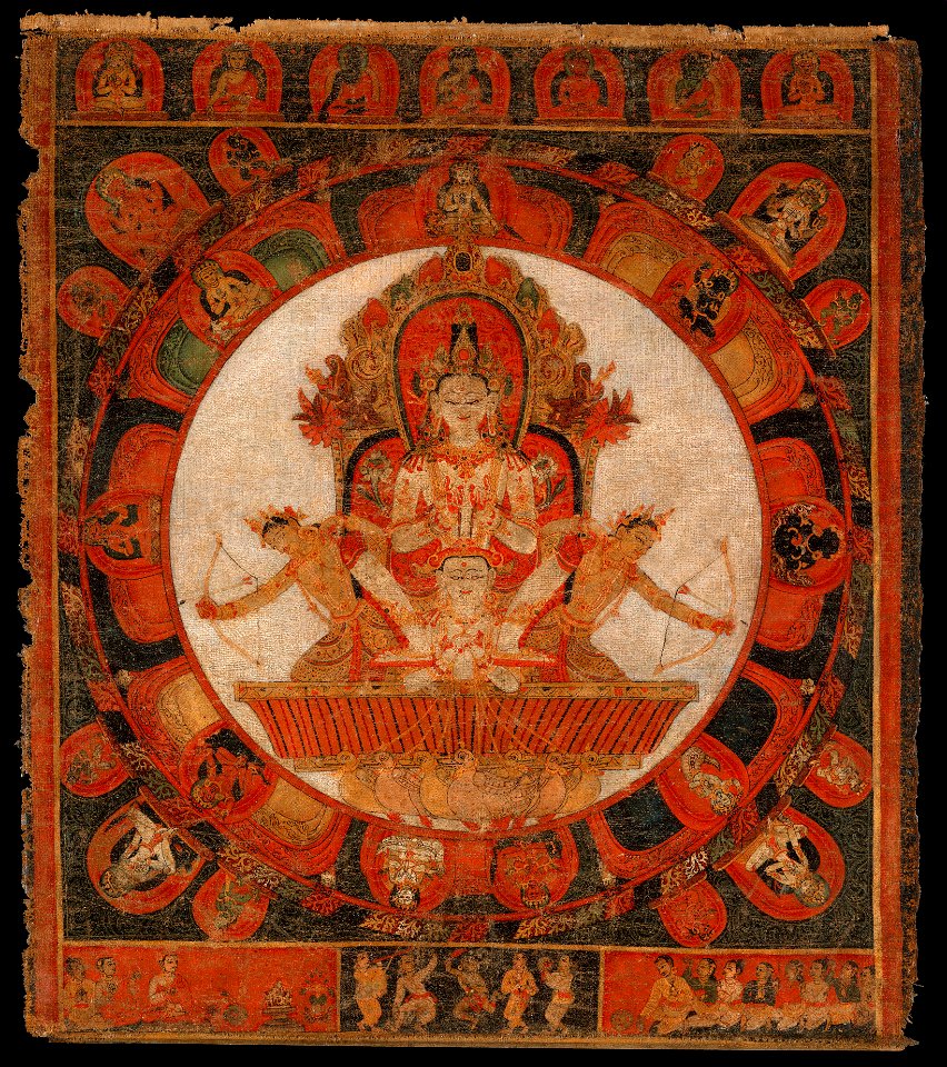 Mandala of Chandra, God of the Moon