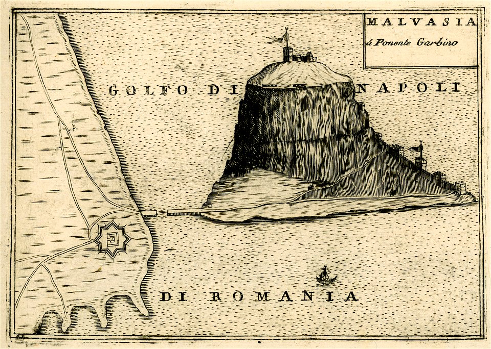 Malvasia a Ponente Garbino - Coronelli Vincenzo - 1688
