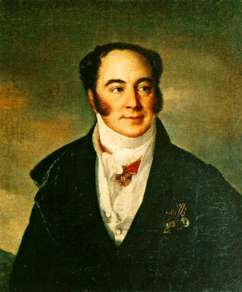 Man with the Order of St. Anna by Tropinin