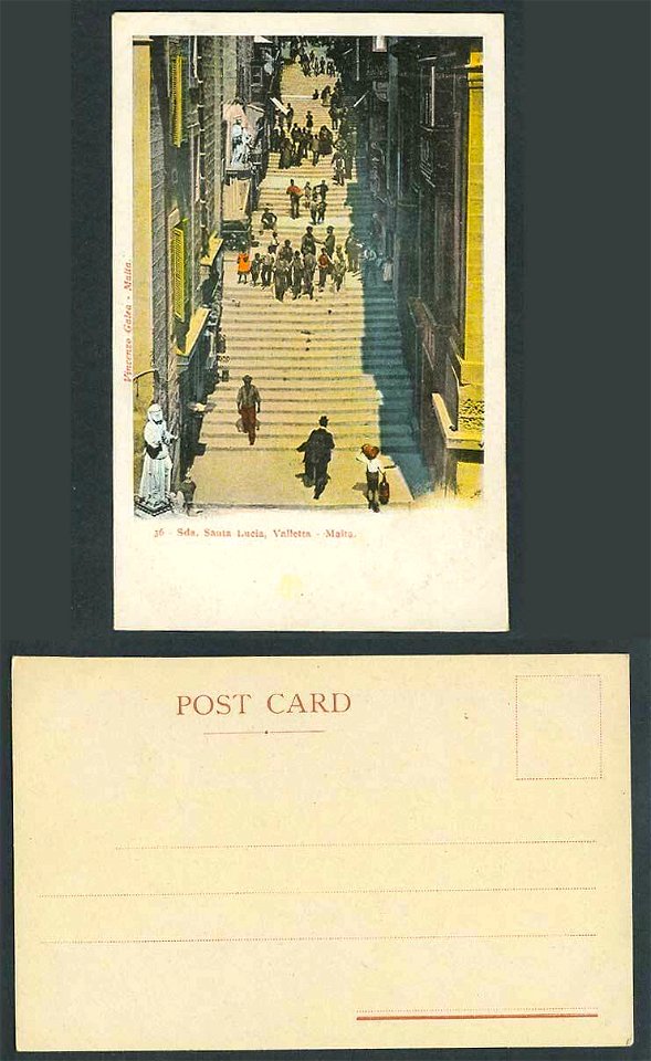 Malta-Old-Colour-UB-Postcard-36-Sda-Santa-Lucia (Vincenzo Galea)