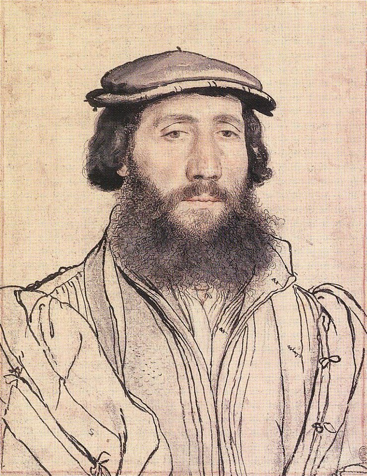 Man with a beard, by Hans Holbein the Younger