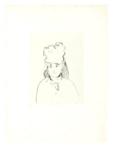 Manet - Berthe Morisot in Silhouette, 1923.1765