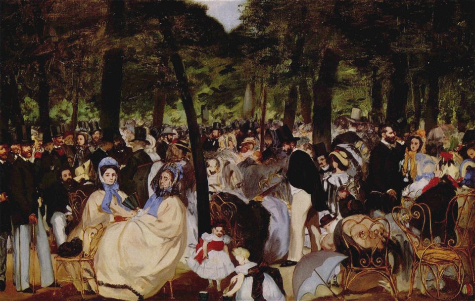 Manet - Musique aux Tuileries rep