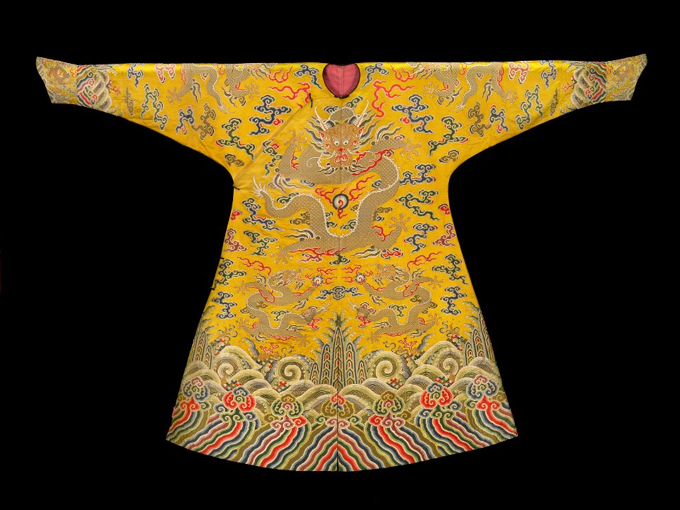 Man's semi-formal court robe (jifu) - Google Art Project
