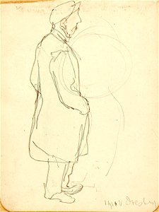 Man with Cap Standing by Theo van Doesburg Centraal Museum AB4430