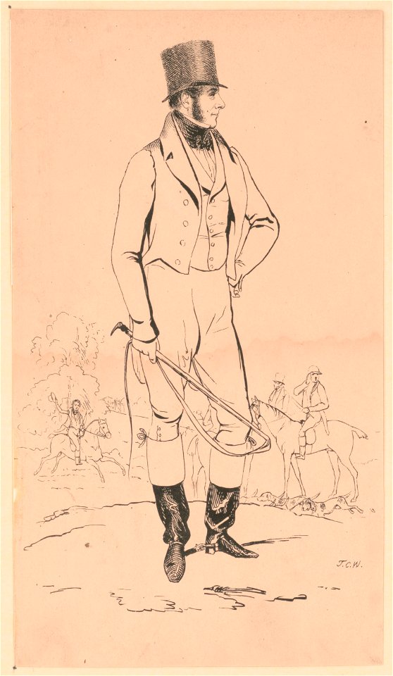Man holding a whip) - T.C.W LCCN2012649745