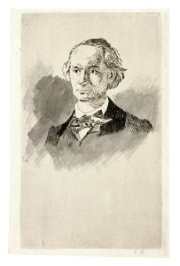 Manet - Charles Baudelaire, Full Face III, 1984.1116