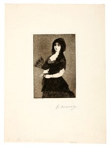 Manet - Exotic Flower (Woman in a Mantilla), 1927.4207